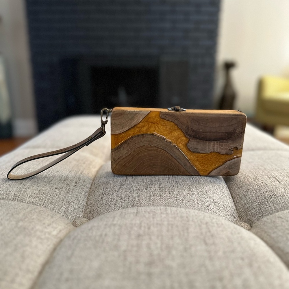 Made with Real wood Women bag